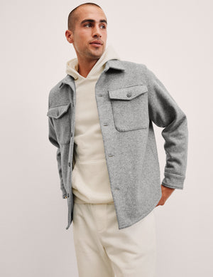 Day to Night Men's Wool Shirt Jacket