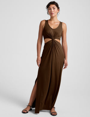 Maxi Around The World Front Twist Dress