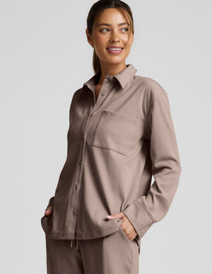 Breathe Easy Comfort Cord Button Up