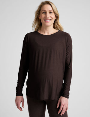 Featherweight Feels Like Home Long Sleeve Maternity Top