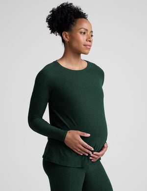 Featherweight Feels Like Home Long Sleeve Maternity Top