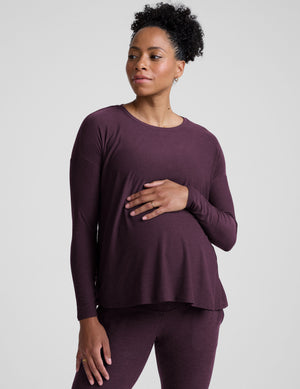 Featherweight Feels Like Home Long Sleeve Maternity Top