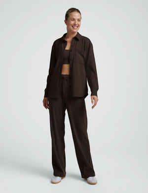 Breathe Easy Ribbed Front Shirt