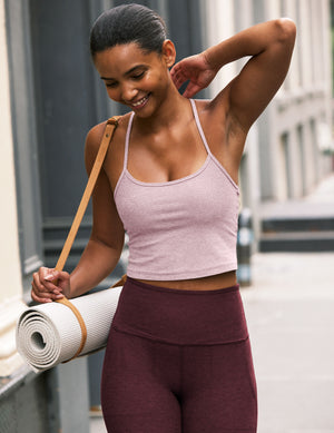 Spacedye Slim Racerback Cropped Tank