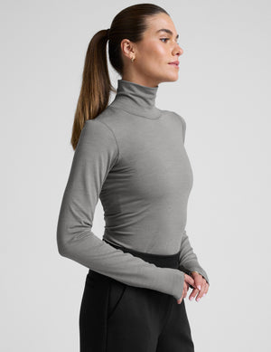 LuxeKnit Merino Wool Turtleneck
